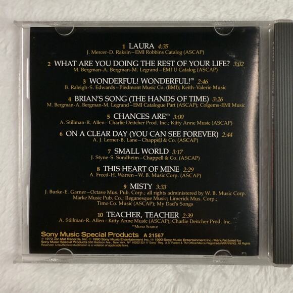 Johnny Mathis – This Heart of Mine CD 1990 Sony Music A21567 CBS Special Product - Picture 4 of 6